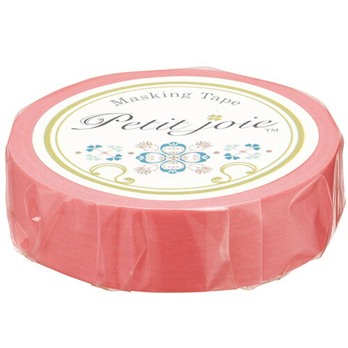 【お取寄せ品】 ニチバン プチジョア マスキングテープ 15mm×18m サーモンピンク PJMT−15S055 1巻