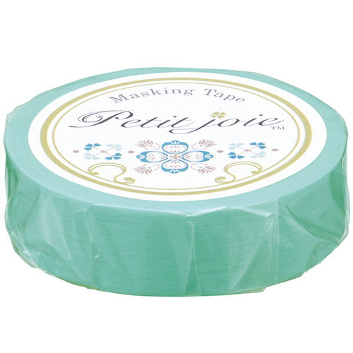 【お取寄せ品】 ニチバン プチジョア マスキングテープ 15mm×18m ライトブルー PJMT−15S058 1巻