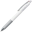 ぺんてる 油性ボールペン フローチューン 0.5mm 赤 (軸色:ホワイト) BZN205-B 1本