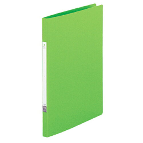 リヒトラブ　リクエスト　パンチレスファイル　A4タテ　120枚収容　背幅15mm　黄緑　G1210−6　1冊