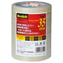 3M スコッチ 透明粘着テープ 12mm×35m 500−3−1235−10P 1パック（10巻）