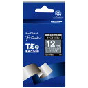 【お取寄せ品】 ブラザー ピータッチ TZeテープ おしゃれテープ プレミアムタイプ 12mm プレミアムシルバー/白文字 TZE-PR935 1個