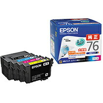 エプソン インクカートリッジ 大容量4色パック IC4CL76 1箱（4個：各色1個） 【送料無料】