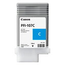 キヤノン インクタンク PFI−107C 染料シアン 130mL 6706B001 1個 【送料無料】