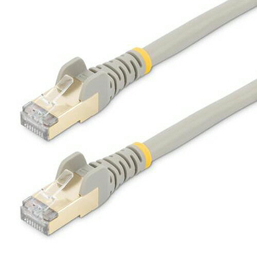 【お取寄せ品】 StarTech.com カテゴリ6A LANケーブル ツメ折れ防止 STP 1m グレー 6ASPAT1MGR 1本