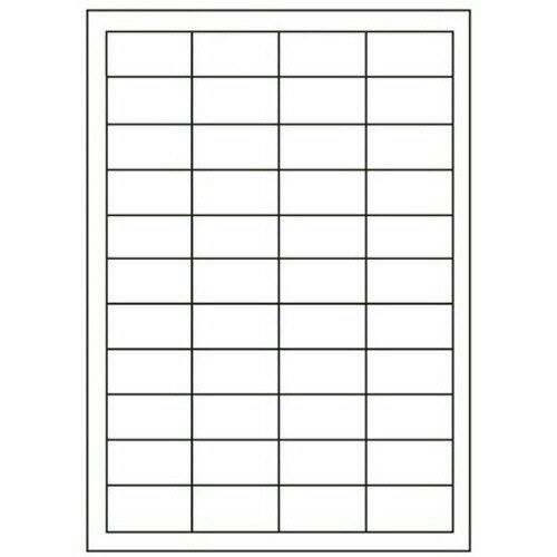 【お取寄せ品】 東洋印刷　ナナタフネスラベル　カラーレーザープリンタ用フィルムラベル　A4　44面　47．5×25mm　FCL−32　1冊（100シート） 【送料無料】