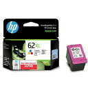HP HP62XL インクカートリッジ 3色カラー 増量 C2P07AA 1個 【送料無料】