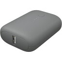 【お取寄せ品】 オウルテック MOTTERU 軽量モバイルバッテリー 10000mAh スモーキーブラック MOT−MB10001−BK...