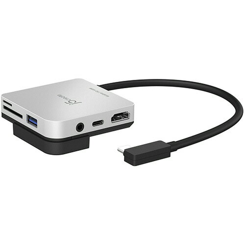 【お取寄せ品】 j5　Create　USB−C対応　6in1マルチアダプター（iPad　Pro専用パッド付属）　スペースグレー　JCD612　1個 【送料無料】