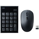 サンワサプライ 静音ワイヤレステンキーマウスセット NT−WL23SETBK 1セット 【送料無料】
