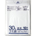 クラフトマン　業務用透明　メタロセン配合厚手ゴミ袋　30L　HK−025　1パック（10枚） その1