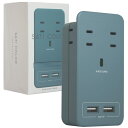 【お取寄せ品】 ファーゴ SATI COLOR 電源タップ AC4個口+USB2ポート ブルー CT221BL 1個 【送料無料】