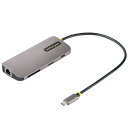 【お取寄せ品】 StarTech.com マルチポートアダプター USB Type-C接続/シングルモニター/4K60Hz HDMI 115B-USBC-MULTIPORT 1個 【送料無料】