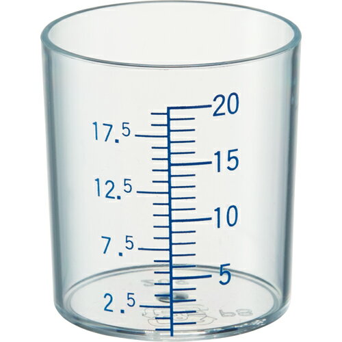 シンリョウ　SK計量カップ　青目盛　20mL　1箱（100個）
