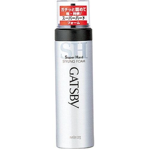 【お取寄せ品】 マンダム ギャツビー スタイリングフォーム スーパーハード 185g 1本