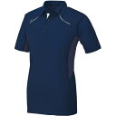 【お取寄せ品】 アイトス TULTEX(タルテックス) 半袖ポロシャツ(男女兼用) WINCOOL ネイビー L AZ-551033-008-L 1着 【送料無料】