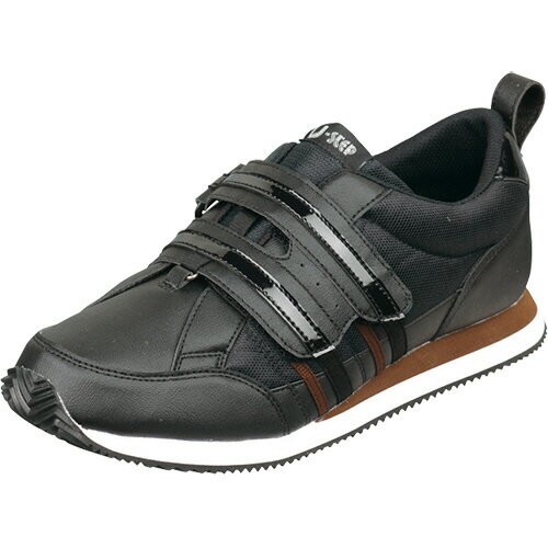 【お取寄せ品】 ムーンスター　リハビリ介護靴　Vステップ06　ブラック　28．0cm　VS06BK　1足 【送料無料】