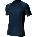 【お取寄せ品】 アイトス TULTEX(タルテックス) コンプレスフィット半袖シャツ WINCOOL ネイビー 3L AZ-551035-008-3L 1着 【送料無料】