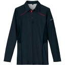 【お取寄せ品】 アイトス TULTEX(タルテックス) 長袖ポロシャツ(男女兼用) WINCOOL ブラック S AZ−551045−0...