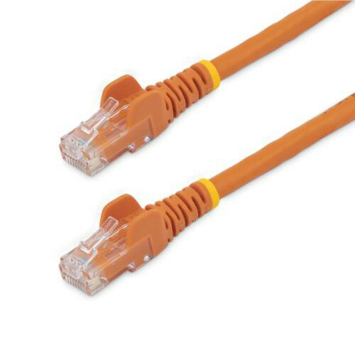 【お取寄せ品】 StarTech.com カテゴリ6 LANケーブル RJ45モールドコネクタ ツメ折れ防止 3m オレンジ N6PATC3MOR 1本 【お取寄せ品】 StarTech.com カテゴリ6 LANケーブル RJ45モールドコネクタ ツメ折れ防止 3m オレンジ N6PATC3MOR 1本