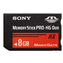 【お取寄せ品】 ソニー　メモリースティック　PRO－HG　Duo　8GB　MS－HX8B　1枚 【送料無料】