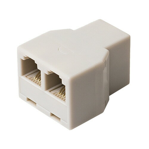 【お取寄せ品】 ナカバヤシ ミヨシ 6極4芯 分配アダプタ コード用 ホワイト DA-41/WH 1個 【お取寄せ品】 ナカバヤシ ミヨシ 6極4芯 分配アダプタ コード用 ホワイト DA-41/WH 1個