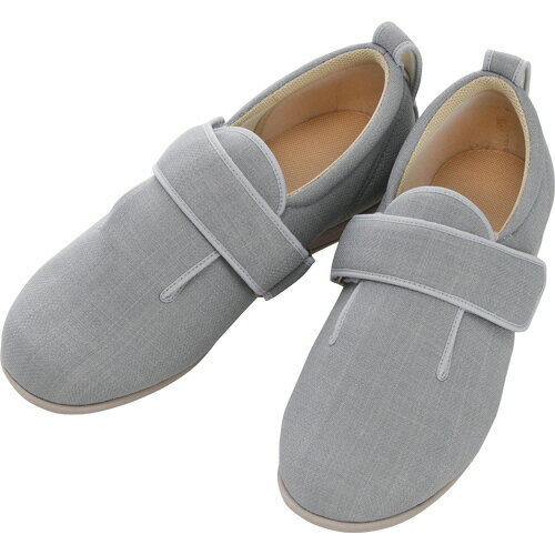 【お取寄せ品】 徳武産業　あゆみ　ダブルマジックIII　3E　グレー　3L（25．0−25．5cm）　両足　1097　1セット（1足） 【送料無料】