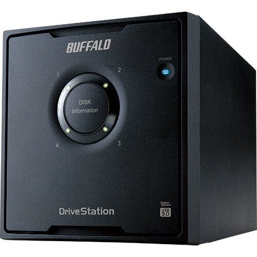 【お取寄せ品】 バッファロー ドライブステーション RAID5対応 外付けHDD USB3.0用 4ドライブ 12TB HD－QL12TU3／R5J 1台 【送料無料】