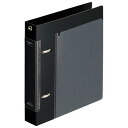 【お取寄せ品】 リヒトラブ myfa コレクションファイル ミニ 2穴 背幅27mm ジェットブラック F-3320-24 1冊