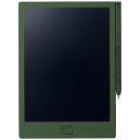 【お取寄せ品】 キングジム 電子メモパッド ブギーボード 緑 BB−14−G 1台 【送料無料】