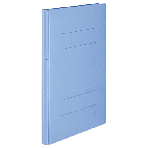 TANOSEE　背幅伸縮フラットファイル　A4タテ　1000枚収容　背幅18−118mm　ブルー　1冊