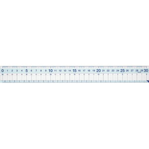 レイメイ藤井 先生おすすめ直定規(すべり止め加工付) 30cm APJ257 1個