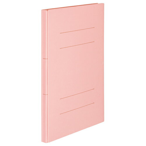 TANOSEE　背幅伸縮フラットファイル　A4タテ　1000枚収容　背幅18−118mm　ピンク　1冊