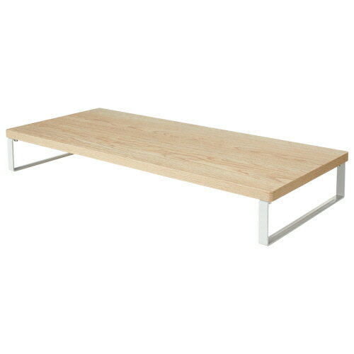 リヒトラブ　MDF机上台　スタンダード　ロータイプ　W590×D250×H80mm　ナチュラル　A−8001−35　1台 【..