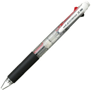 三菱鉛筆　ジェットストリーム　3色ボールペン　0．7mm　（軸色：透明）　SXE340007．T　1本