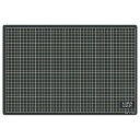 ライオン事務器 カッティングマット 再生PVC製 両面使用 450×300×3mm 黒/黒 CM−4511 1枚