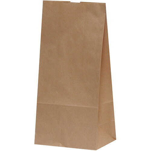 パックタケヤマ　角底袋　未晒　無地　H8　XZT00385　1パック（100枚）