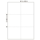 TANOSEE マルチプリンタ帳票(スーパーエコノミー) A4 白紙 6面 1冊(100枚)(2)