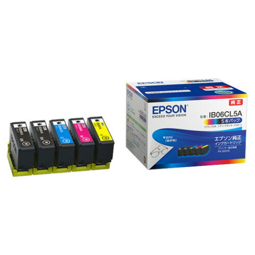 エプソン 純正インク メガネ IB06CL5A IB06KA Amazon.co.jp: エプソン 純正 インクカートリッジ メガネ IB06KA