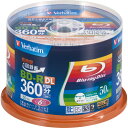 バーベイタム 録画用BD-R DL 260分 1-6倍速 ホワイトワイドプリンタブル スピンドルケース VBR260RP50SV1 1パック(50枚) 【送料無料】