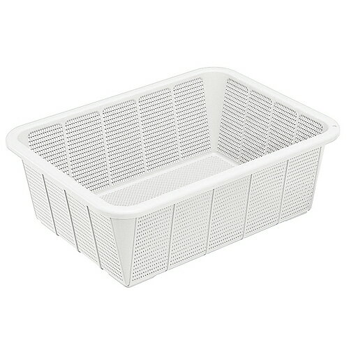 アスベル　ポゼ　バスケット　大　深型　ホワイト　1個