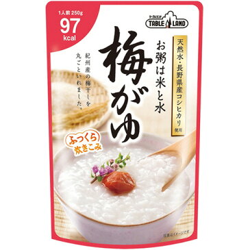 丸善食品工業　テーブルランド　梅がゆ　250g　1パック