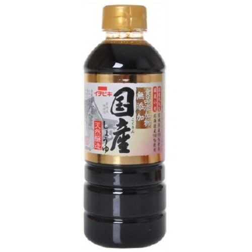 イチビキ 無添加国産しょうゆ 500ml 1本