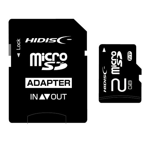 ハイディスク　microSDカード　2GB　SD