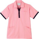 【お取寄せ品】 トンボ ケアワークシャツ リップル防縮ニット ピーチ M CR129-13 1着 【送料無料】