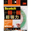 3M スコッチ 超強力両面テープ 透明素材用 12mm×4m STD－12 1巻