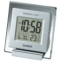  カシオ　デジタルクオーツ置時計　温度計付　シルバー　DQ－735－8JF　1台