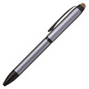 【お取寄せ品】 三菱鉛筆 ジェットストリーム スタイラス 3色ボールペン&タッチペン 0.5mm (軸色:シルバー) SXE3T24005P26 1本