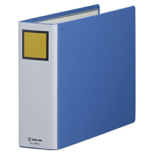 キングジム　キングファイル　スーパードッチ（脱・着）イージー　A4ヨコ　600枚収容　60mmとじ　背幅7..