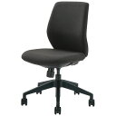 中央可鍛工業 レクチェ ローバック 肘なし 布 ダークグレー NC−R110(DGY) 1脚 【送料無料】【代引・時間指定不可】